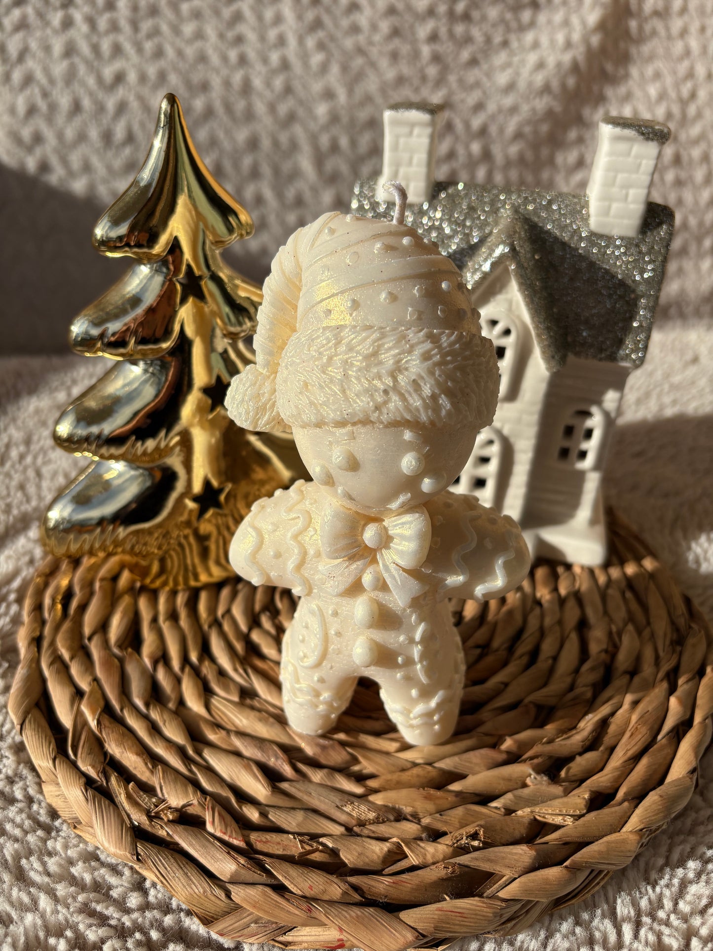 Bougie bonhomme pain d’épices