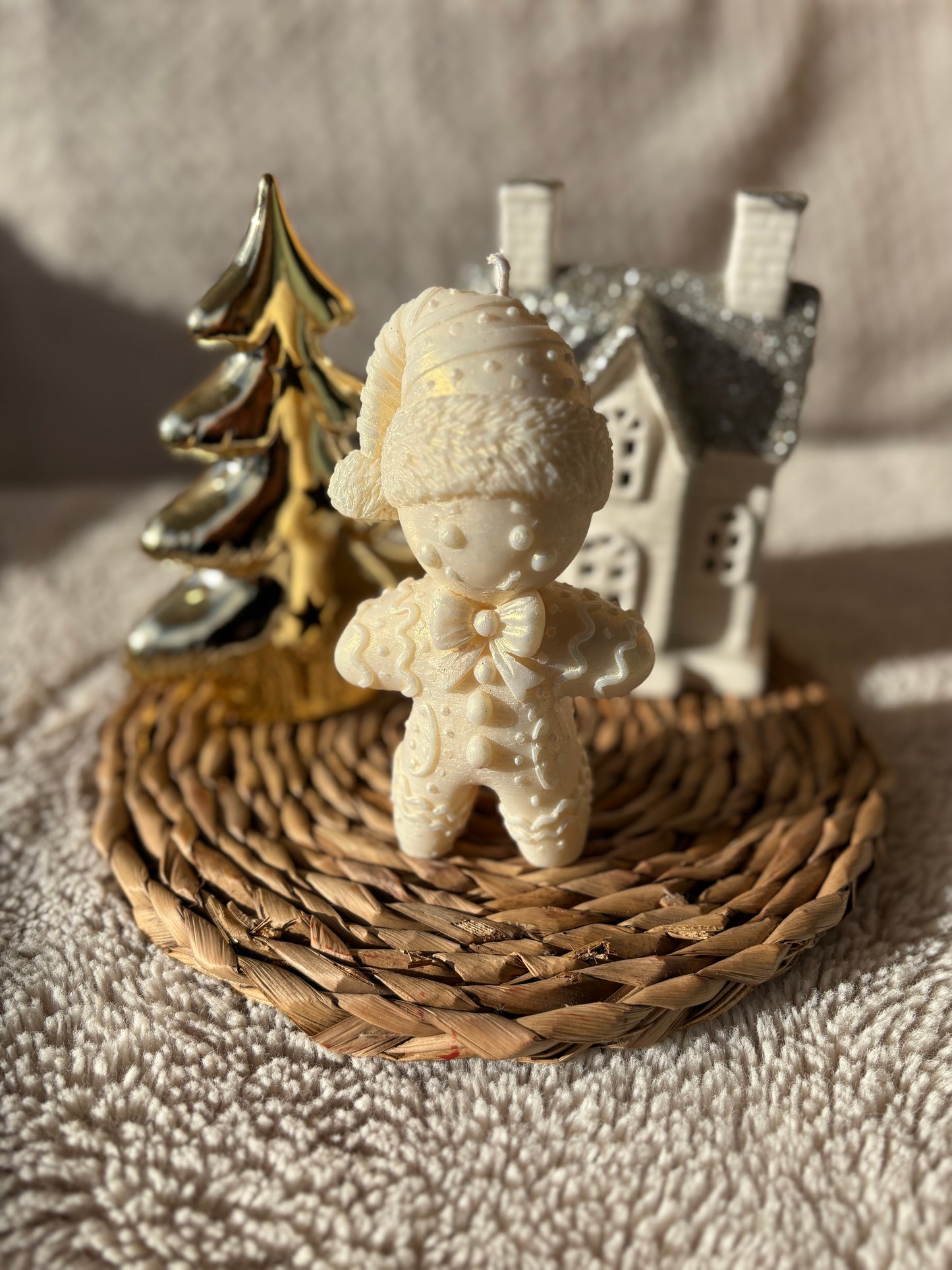 Bougie bonhomme pain d’épices