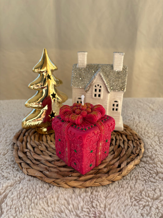 Bougie cadeau de Noël