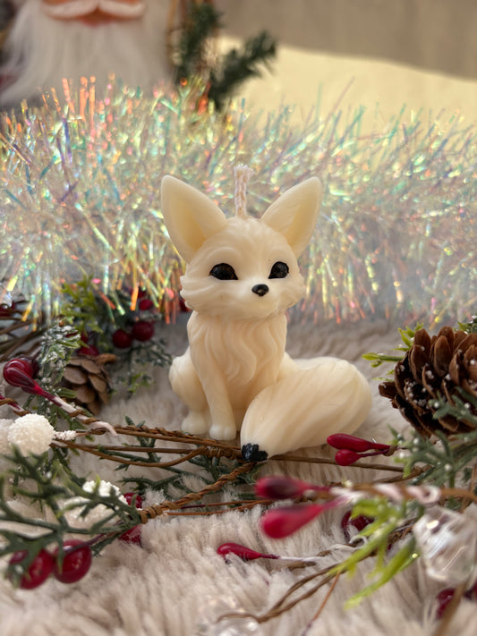 Bougie renard des neiges