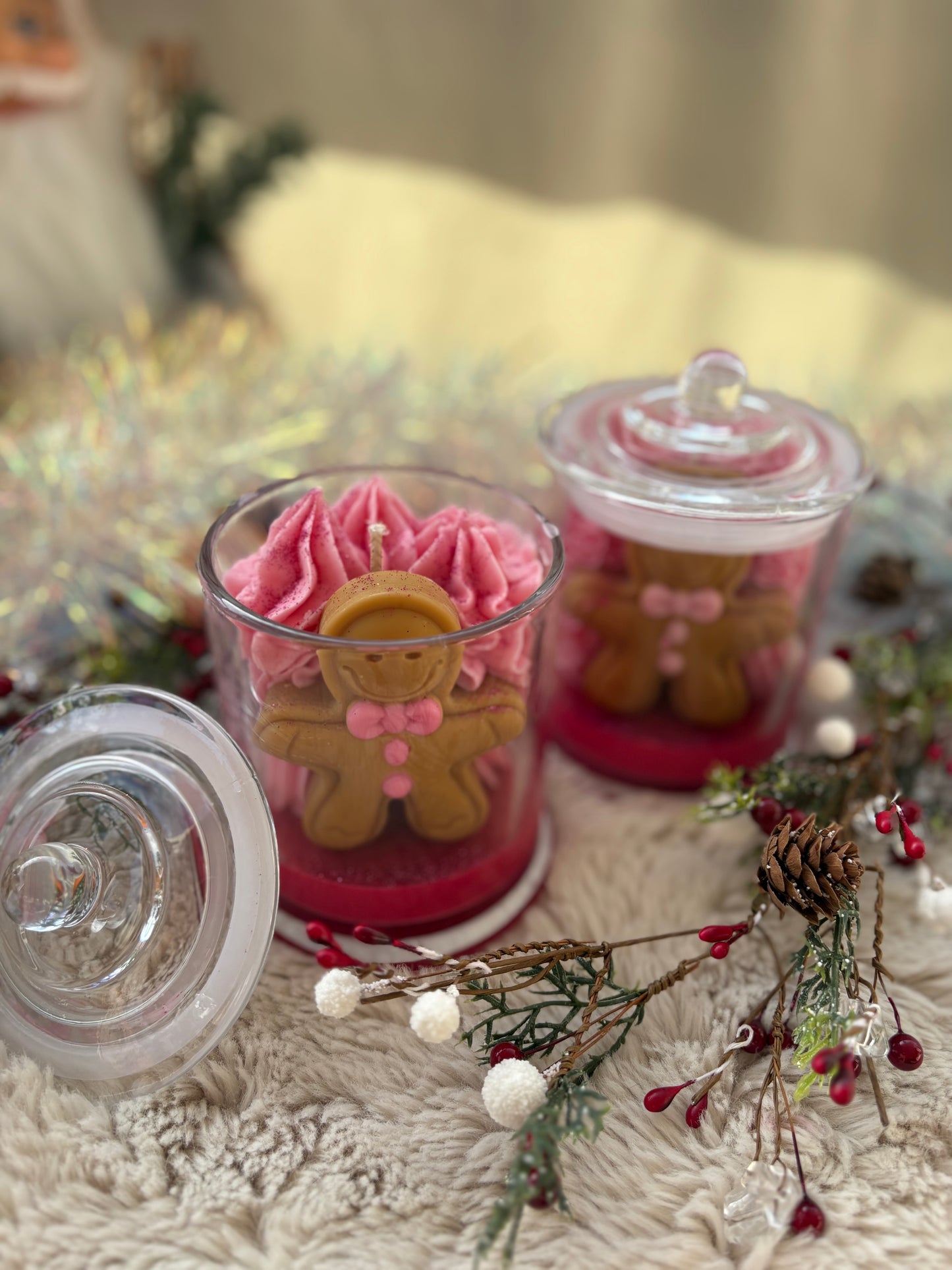 Bougie bonhomme pain d’épices